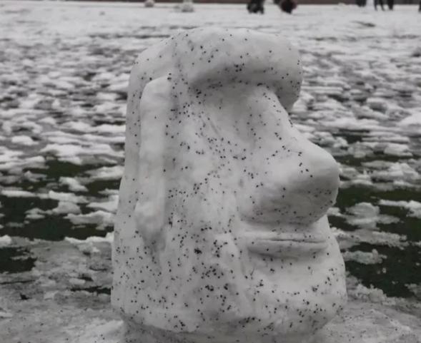 清华学霸打雪仗还是太雅了 堆雪人比赛展现创意