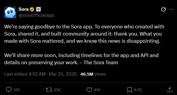 视频大模型Sora突然关停！专家：收入与成本严重倒挂