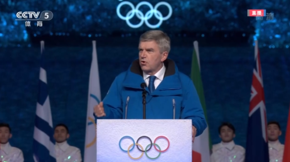 国际奥委会主席巴赫：你们给和平提供了一个机会