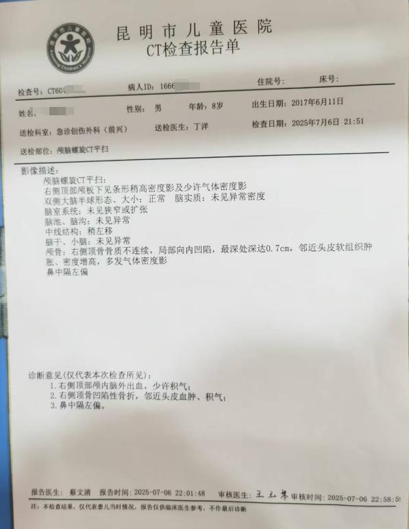 醉漢將路過8歲孩子砸得頭破血流 意外事件引關(guān)注