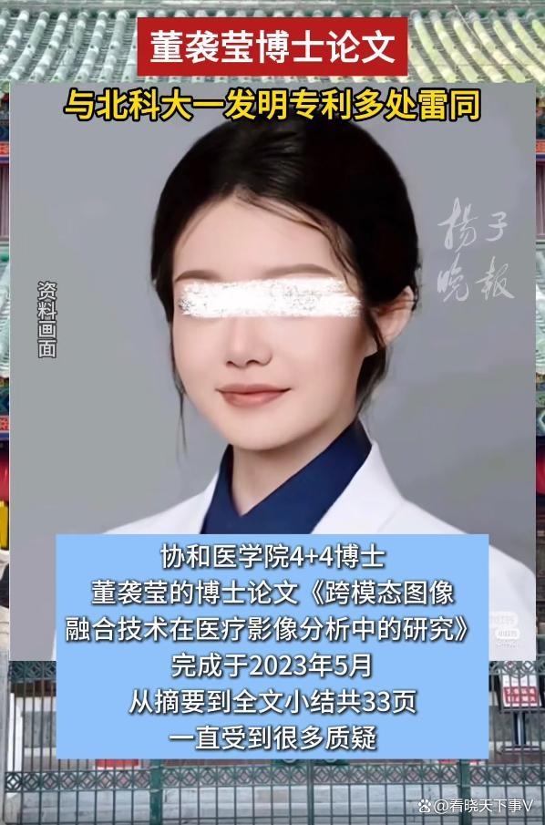 董襲瑩論文被指與北科專利多處雷同 學(xué)術(shù)不端疑云再起