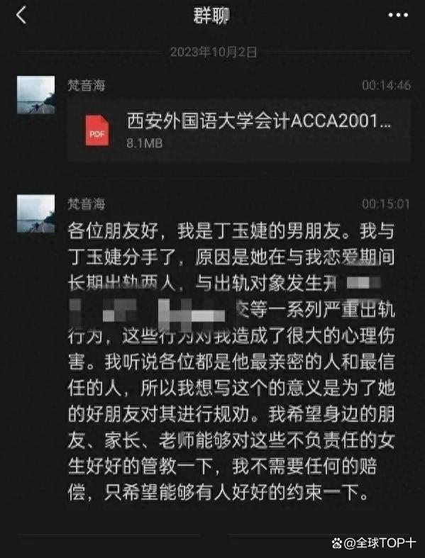 男子控诉女友多次出轨 男友怒做几十页PPT控诉女友
