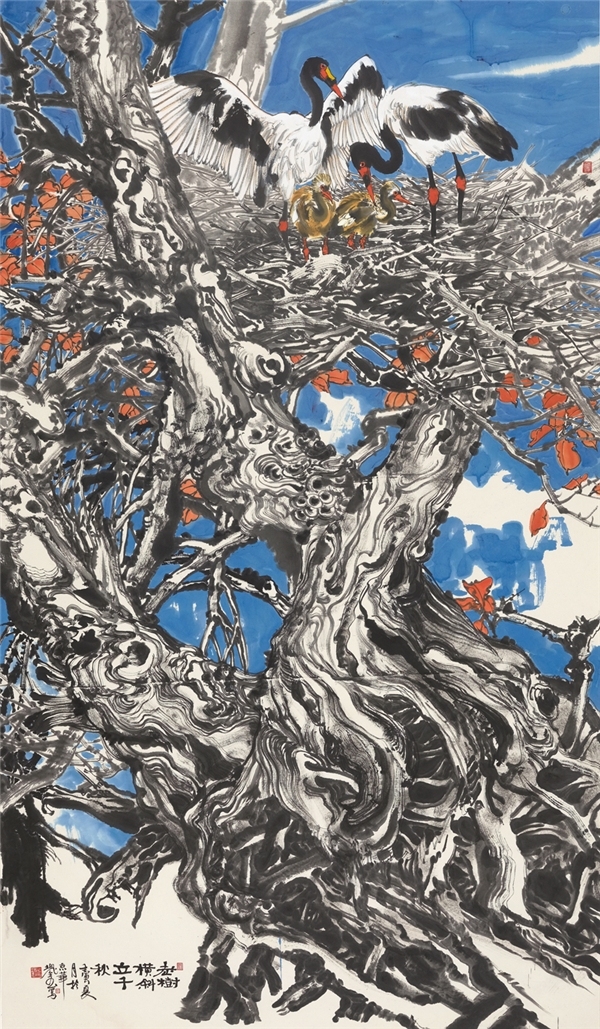 丛林交响——郑瑰玺大景花鸟画展在中国国家画院美术馆成功举办