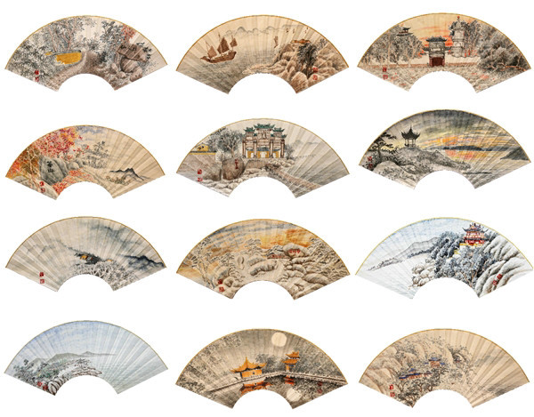 著名画家樊索莉-用时代笔墨描绘普陀山十二景色
