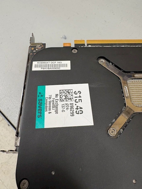 只要100元！无敌幸运淘到绝版的AMD 6950XT旗舰显卡