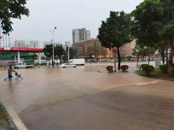 广东多地暴雨红色预警生效 台风 狮子山 和弱冷空气联手出击 中华网广东