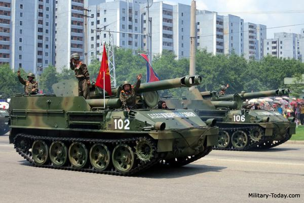 朝鲜M1974152毫米自行火炮
