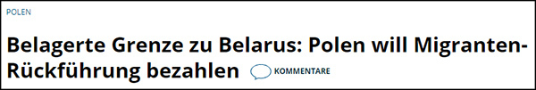 波兰威胁关闭波白边境 白俄罗斯总统搬出中俄