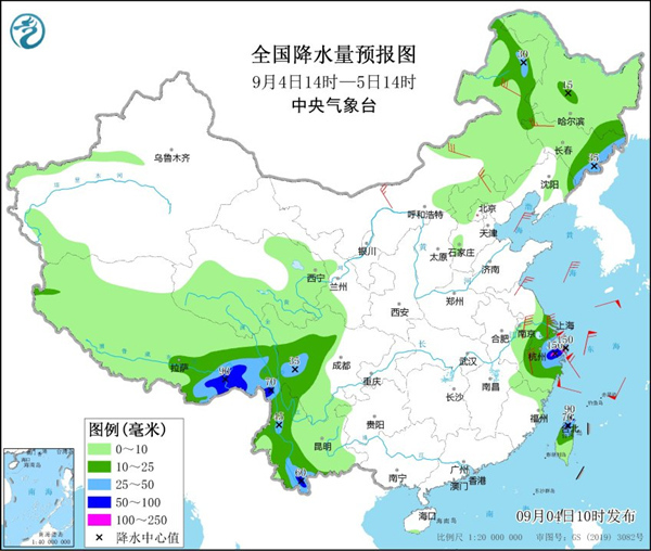 中国进入台风核心影响时段 “轩岚诺”正全速北上