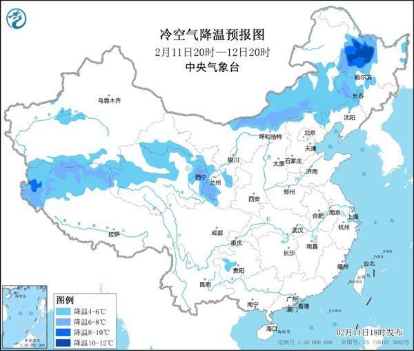 冷空气将贯穿中东部直抵华南 多地降温超15℃！