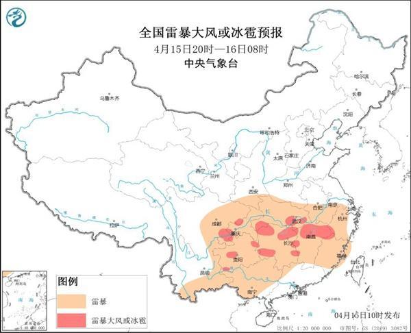 南方局地或再现11级以上雷暴大风 新一轮强降雨登场