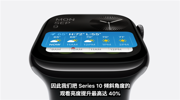 Apple Watch S10 超大屏幕革新体验