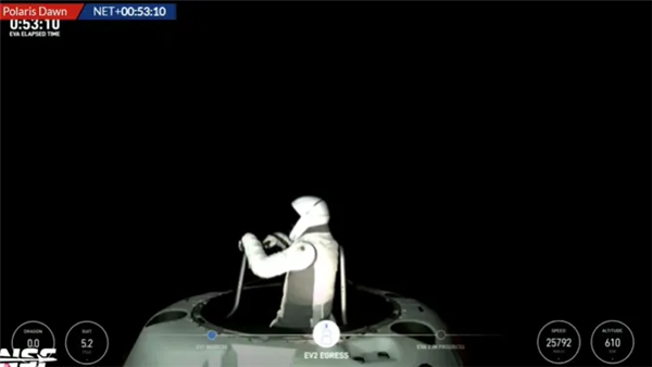 SpaceX龙飞船成功返回地球 创非职业宇航员新纪录