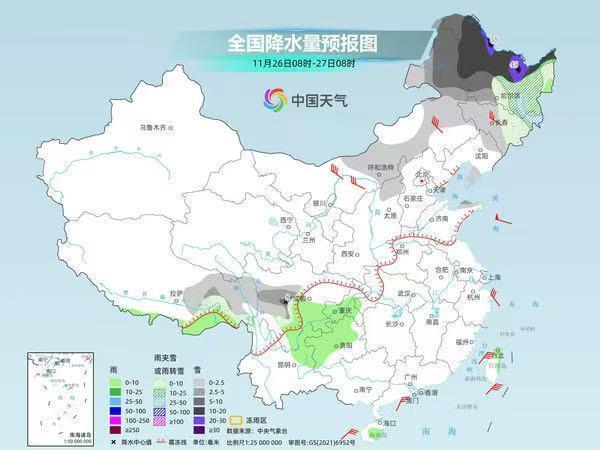 降温进入主力时段多地气温或创新低 寒潮席卷中东部