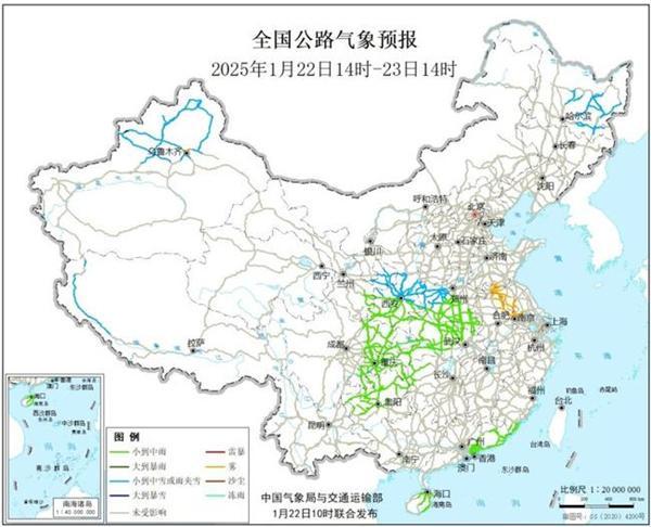 寒潮雨雪将影响我国大部 多地有暴雪 气温骤降需防范