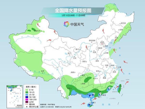 明天,北京西南部等地部分地区有暴雨 北方多地降雨降温