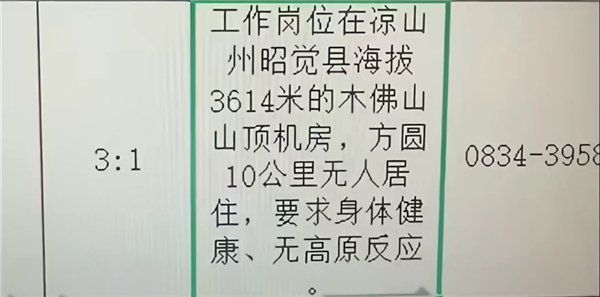 凉山一事业单位招机房管理员引热议
