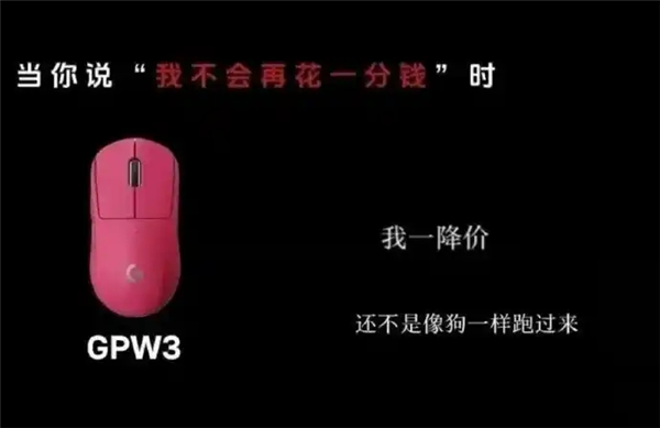 罗技广告文案侮辱消费者像狗 ROG官方发视频内涵 网友:贴脸开大