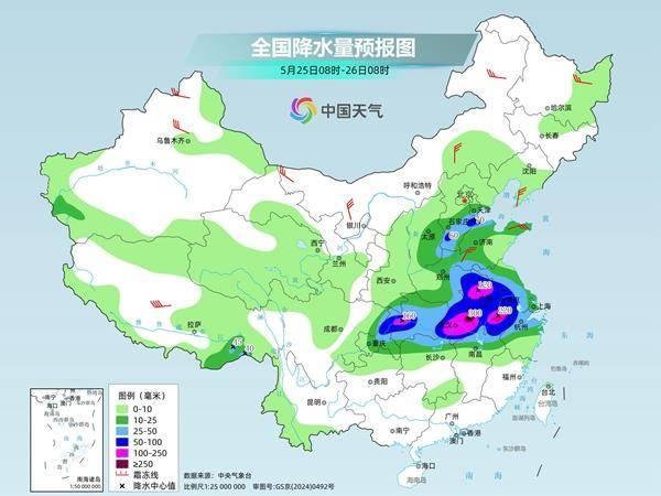 本轮强降雨主阵地涉及6省