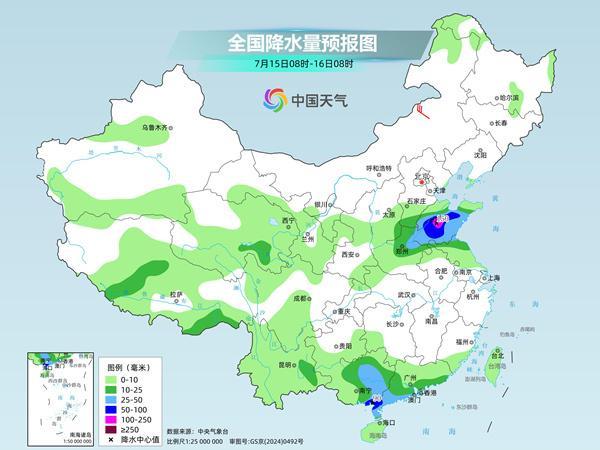 东北东部强降雨还将持续 警惕辽宁吉林特大暴雨