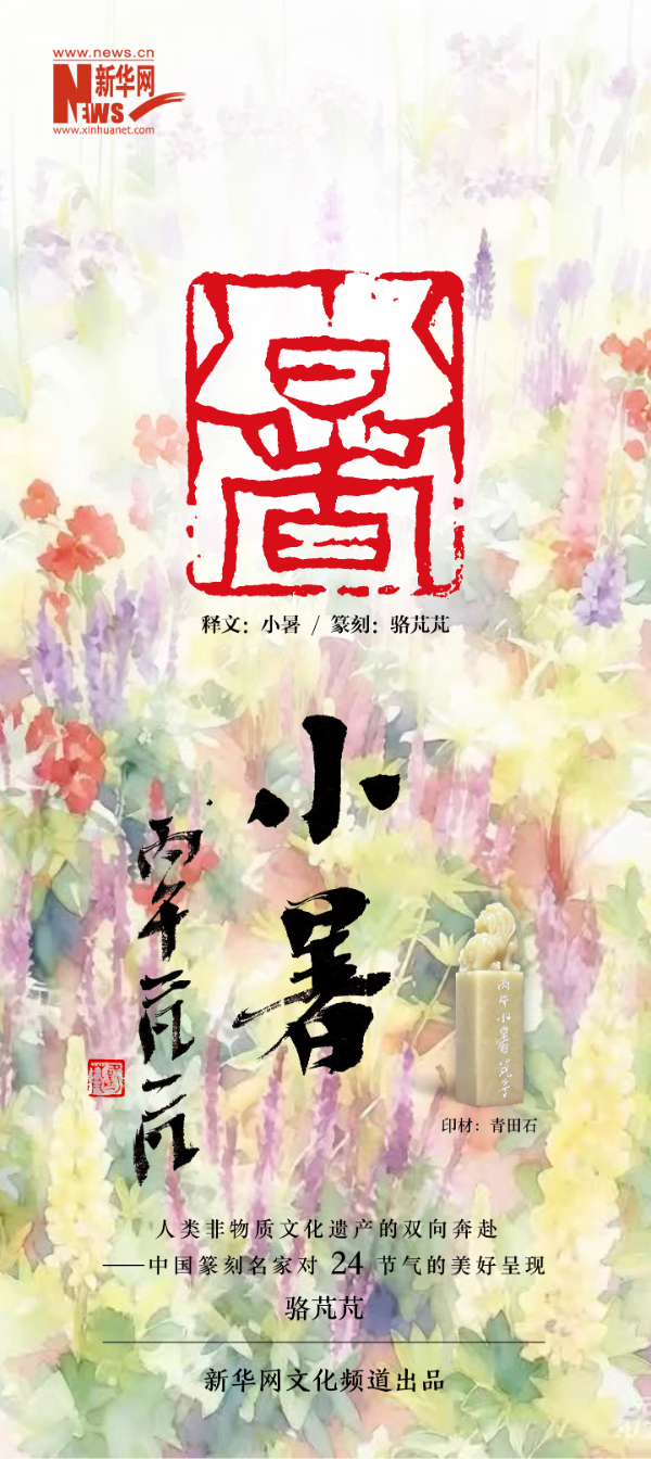 二十四节气•小暑｜骆芃芃篆刻的金石雅韵