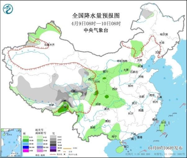 未来三天北方将有一次降温降水过程