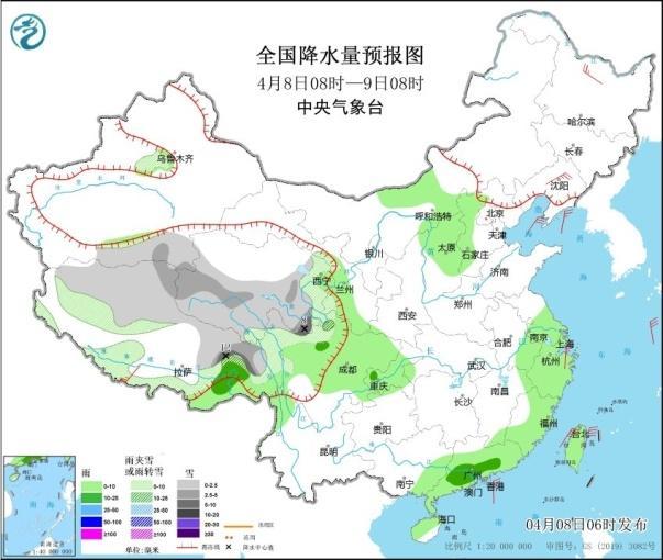 未来三天北方将有一次降温降水过程