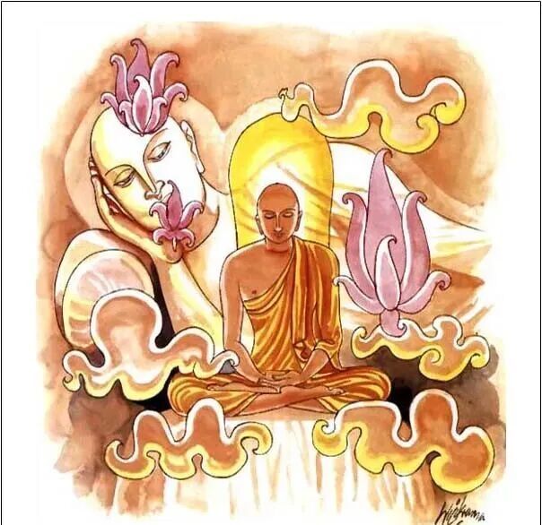 阿罗汉的内心是安详的