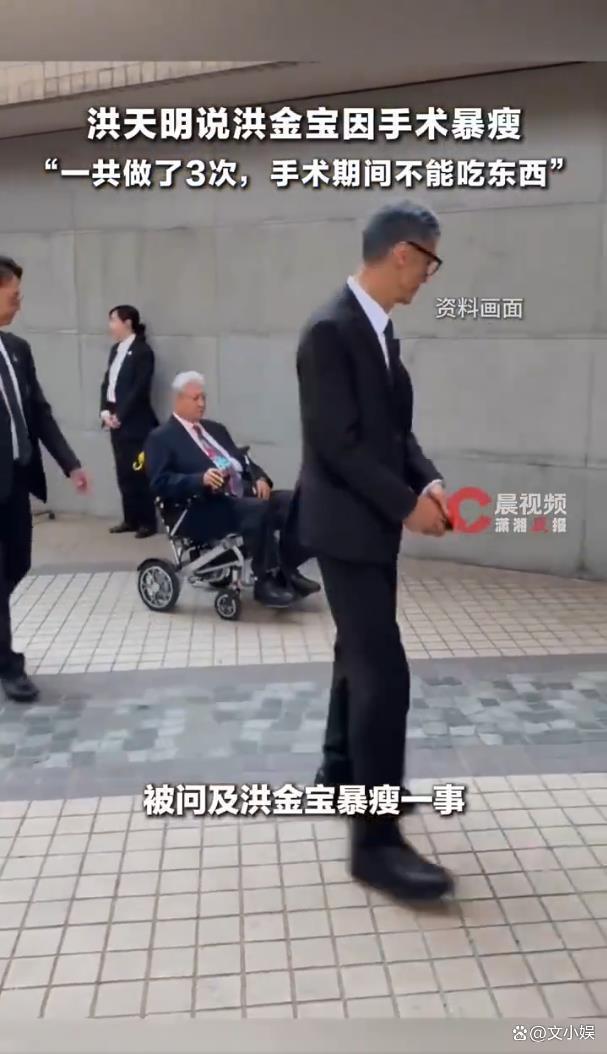 洪天明回应爸爸洪金宝暴瘦 手术与健康管理所致