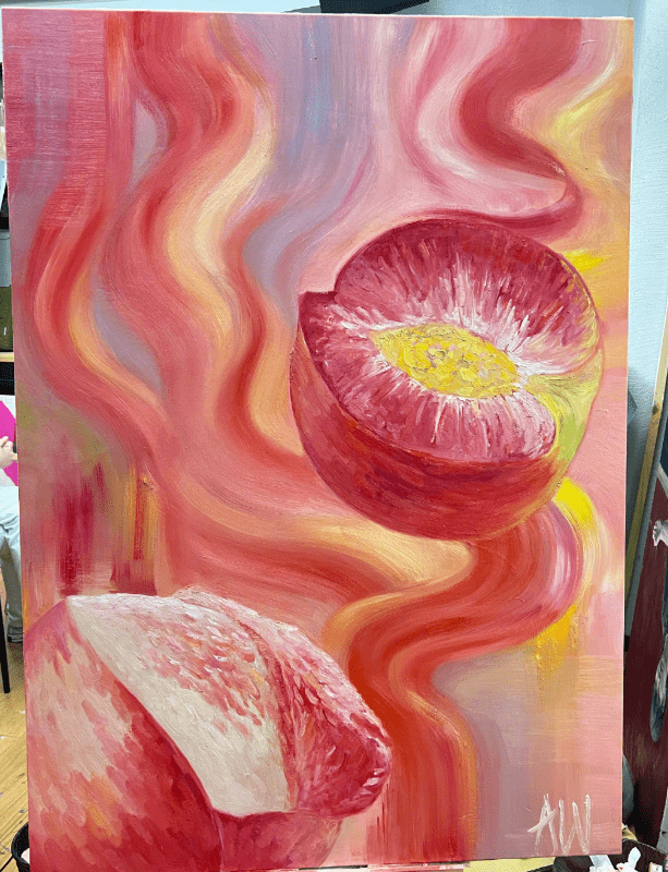 王诗龄黄多多画作被拿来比较，，王诗龄画风清新黄多多显得很抽象