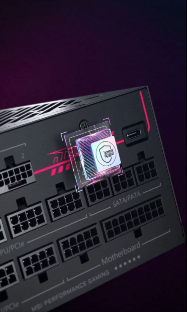 微星发布首款主动实时防护电源 专防5090显卡融毁