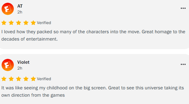 《超等马里奥星河》大电影大不雅众评分91%：情感满分 千里浸其中！