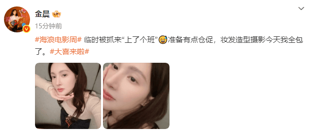 金晨走红毯穿着朴素的原因曝光：临时被抓去走红毯