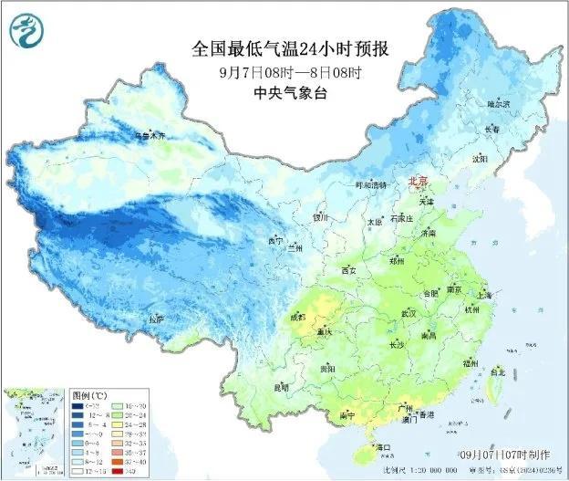 多地气温将创下半年以来新低 北方迎明显降温