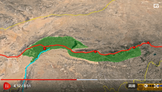 世界最长沙漠高速路怎么修成的？看这个三维视频，太震撼！