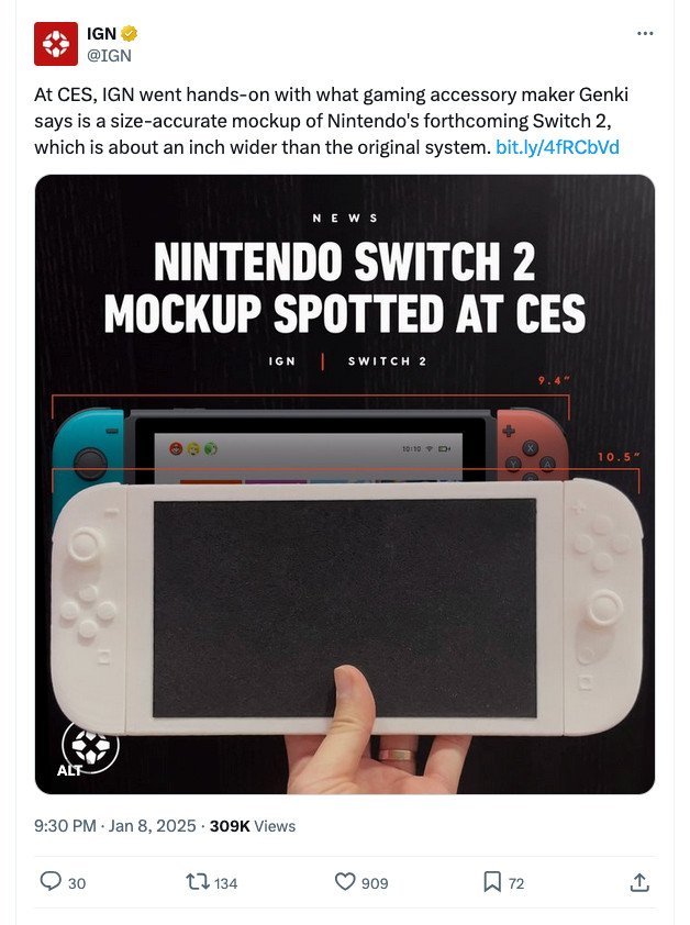 提前泄露Switch2惹禍上身 任天堂起訴Genki公司