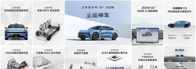 智能座舱大进化!2025款极氪001为你打造极致未来驾驶体验