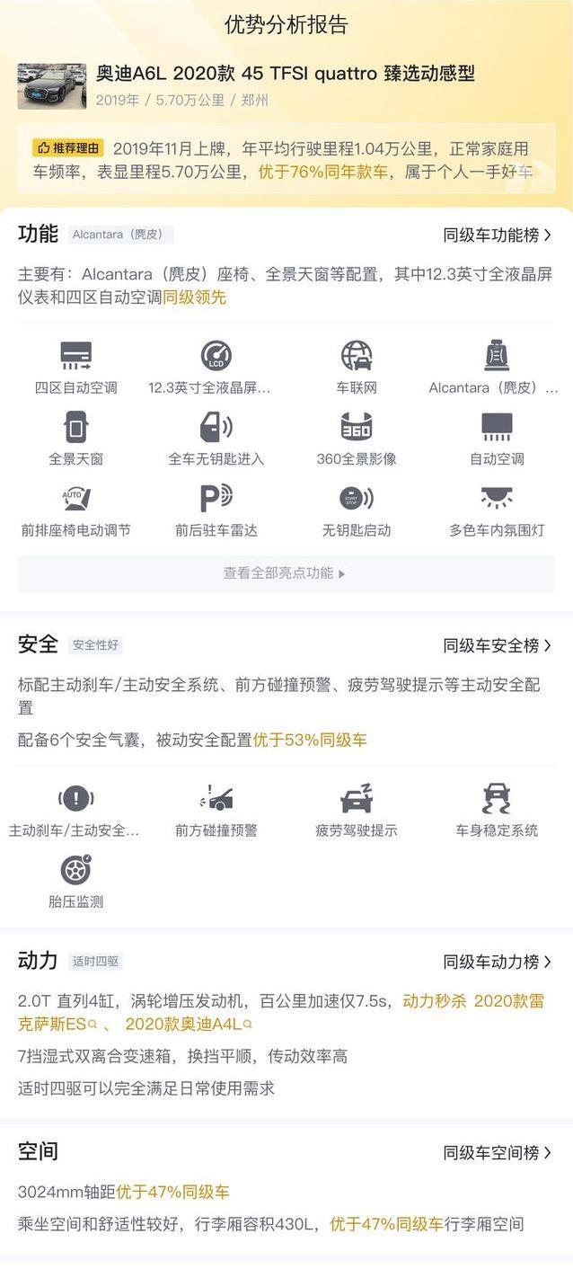 19.8万入手奥迪A6L，5.7万公里零过户，真能捡到大便宜？