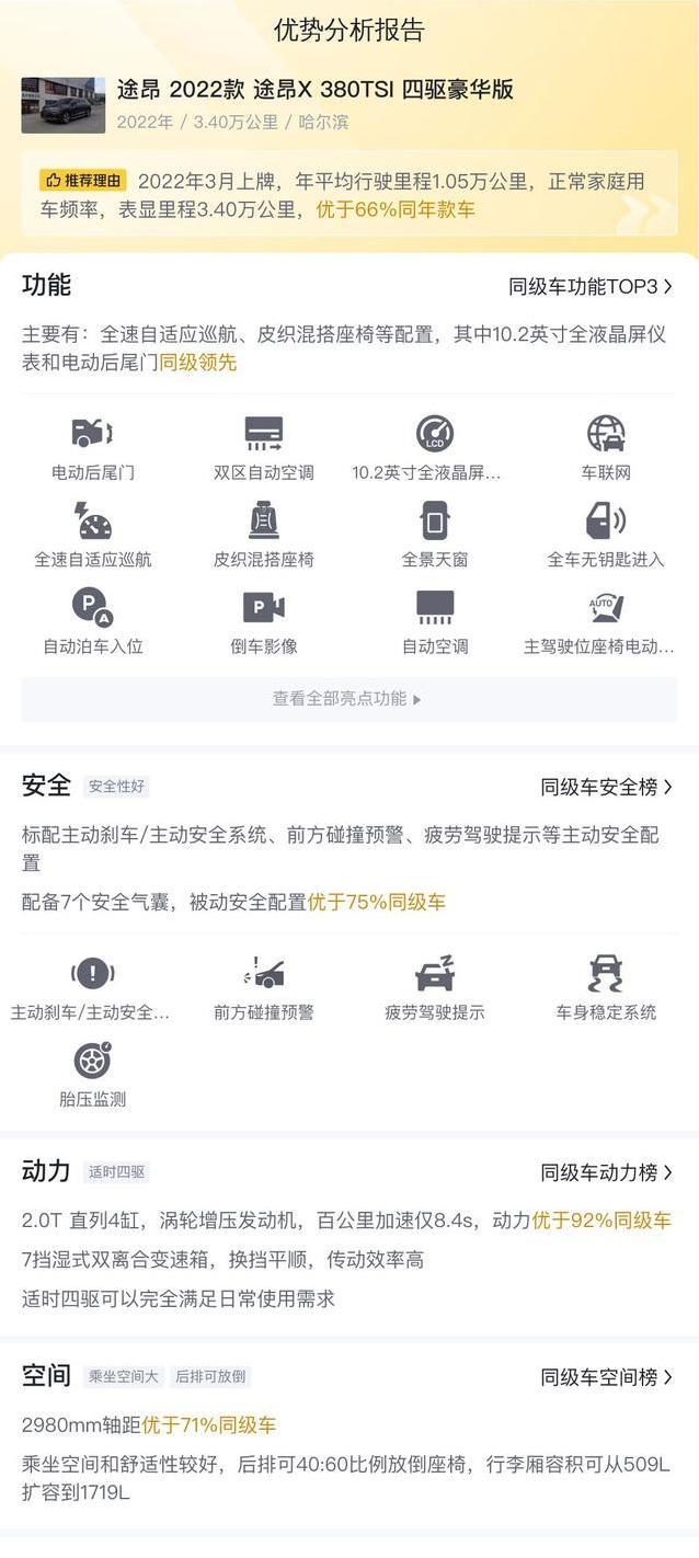 19万捡漏准新途昂，3.4万公里奶爸神车，四驱豪华值不值？
