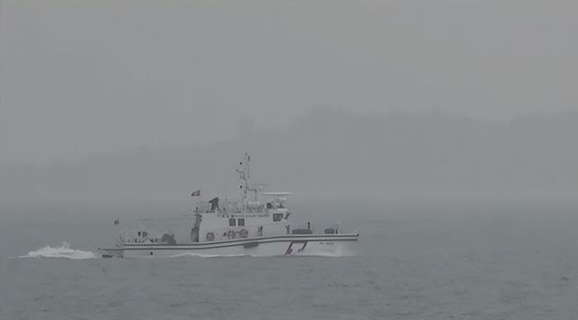 大陆海警船再次进入金门 台海巡逻不敢接近！