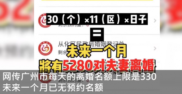 广州2月离婚名额已全部约满？工作人员：暂时不清楚是否有限额情况