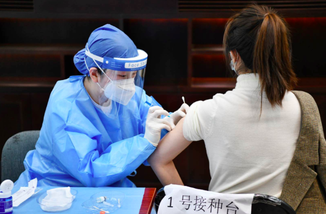 方便北京王府井商圈，疫苗接种点就近设