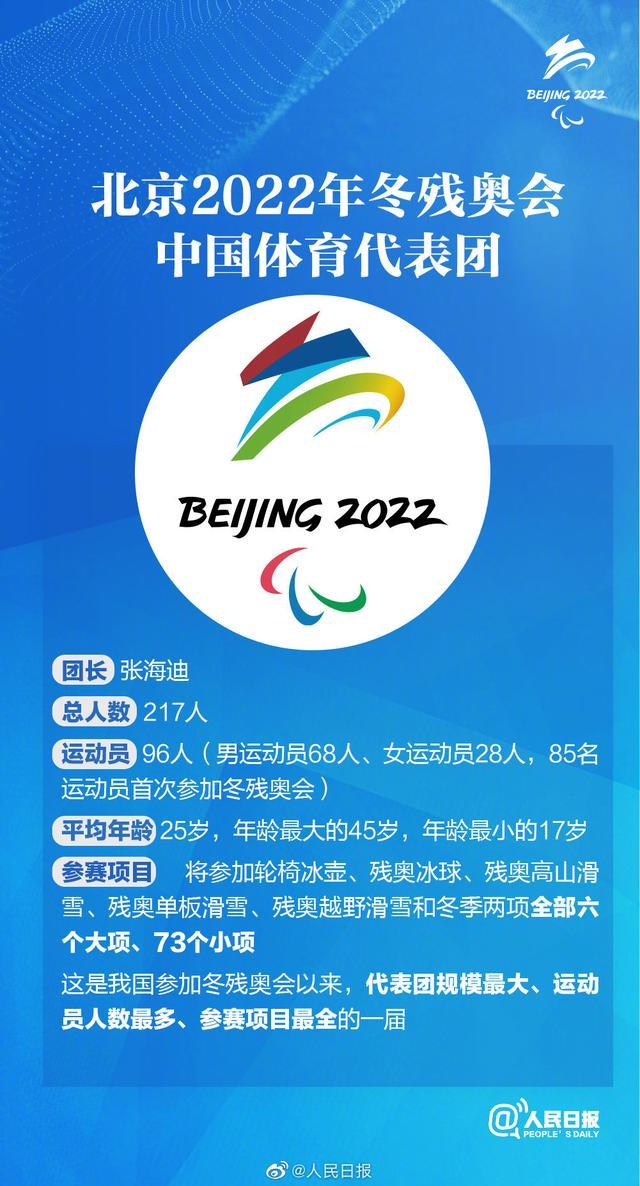 北京冬残奥会赛程表出炉 部分代表团成员已入住冬残奥村