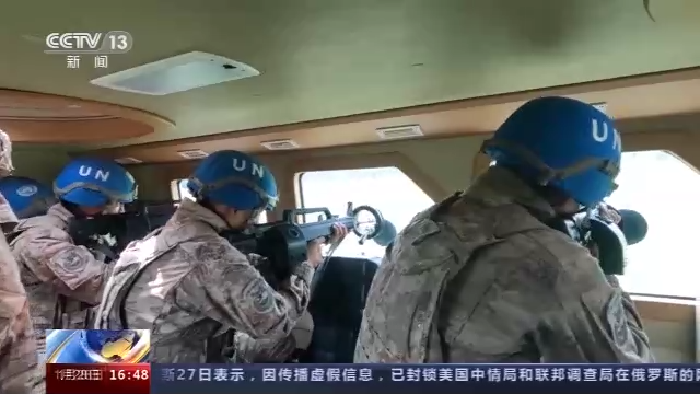中國維和部隊列裝新型防地雷反伏擊車