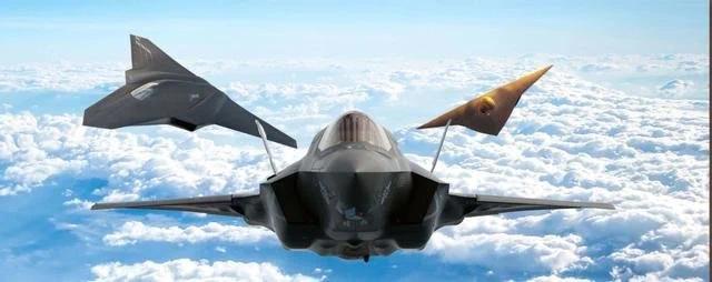 （F-35与六代机概念同框）