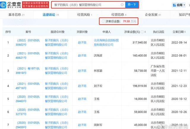 张继科联合创立茶饮品牌7次被限制消费，两年前就被列为经营异常