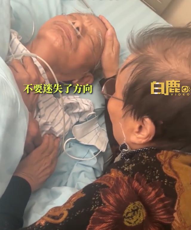 奶奶摸头安慰病重爷爷：结婚60周年时咱们办场婚礼 朝着有亮的地方走