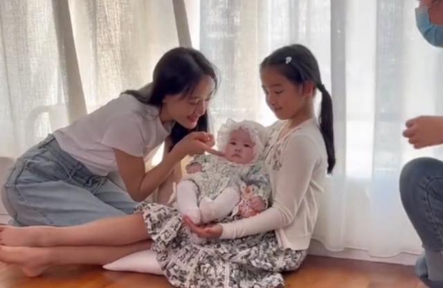 聂远妻子官宣二胎性别：二胎身着公主裙