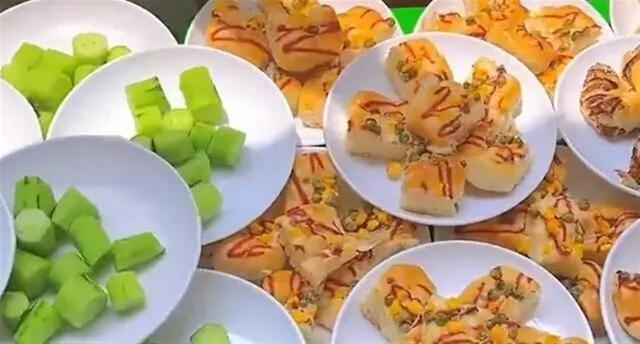 200多名孩子吃大席庆“六一”好有喜感，吃出了过节的模样