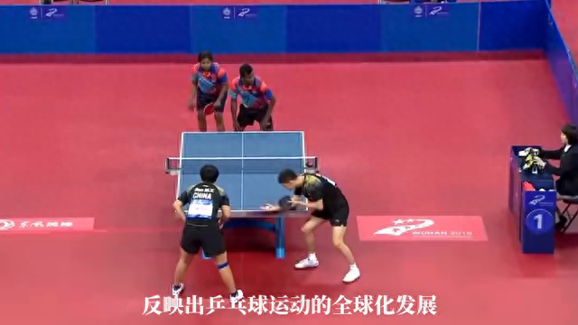 伊朗一乒乓球选手说中文谢谢感谢中国观众